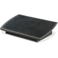 3M Ergonomic Adjustable Footrest - 4" (101.60 mm) to 4.75" (120.65 mm) Adjustable Height - 30° Tilt - Gray - 1 Each