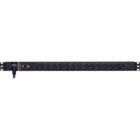 CyberPower PDU PDU20BVT14F - Basic - NEMA L5-20P - 120 V AC - 0U - Vertical - Montable en rack