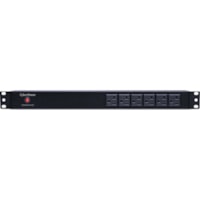 CyberPower Basic PDU20BT6F10R 16-Outlets PDU - Basic - NEMA L5-20P - 16 x NEMA 5-20R - 120 V AC - 1U - Vertical - Rack-mountable