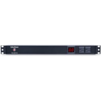 CyberPower PDU15M2F10R 12-Outlets PDU - Metered - NEMA 5-15P - 12 x NEMA 5-15R - 120 V AC - 1U - Vertical - Rack-mountable