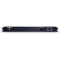 CyberPower Metered PDU20M2F8R 10-Outlets PDU - Metered - NEMA 5-20P - 10 x NEMA 5-20R - 120 V AC - 1U - Vertical - Rack-mountable