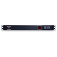 CyberPower Metered PDU20M2F10R 12-Outlets PDU - Metered - NEMA 5-20P - 12 x NEMA 5-20R - 120 V AC - 1U - Vertical - Rack-mountable