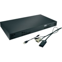 Lenovo GCM16 KVM Switch - 16 Computer(s) - 2 Local User(s) - 2 Remote User(s) - WSXGA+ - 1680 x 1050 - 3 x Network (RJ-45) - 4 x USB - 1U - Rack-mountable