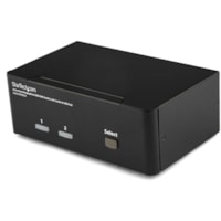 Boîtier de commutation KVM SV231DPDDUA StarTech.com - 2 Ordinateur(s) - 1 Utilisateur(s) local - WQUXGA - 3840 x 2400 - 6 x DisplayPort - Bureau