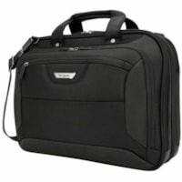 Targus Corporate Traveler CUCT02UA14S Carrying Case (Briefcase) for 14" Notebook - Black - Drop Resistant, Shock Absorbing, Wear Resistant, Water Resistant, Impact Resistant, Damage Resistant, Tear Resistant, Anti-slip, Bump Resistant, Shock Resistant - Ballistic Nylon, Neoprene Body - Checkpoint Fr