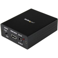 StarTech.com HDMI® to VGA Video Adapter Converter with Audio - HD to VGA Monitor 1080p - Connect HDMI enabled devices to a VGA monitor with stereo audio separation - hd to vga - hdmi to vga adapter - hdmi to vga converter - hdmi to vga - hdmi to monitor