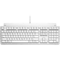 Matias TactilePro Keyboard - Cable Connectivity - USB Interface - English, French - Mechanical Keyswitch - White