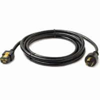 APC by Schneider Electric AP8752 Standard Power Cord - 120 V - Black - 9.8 ft (3 m) Cord Length - NEMA L5-20P - 1