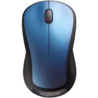 Logitech M310 Wireless Mouse, 2.4 GHz with USB Nano Receiver, 1000 DPI Optical Tracking, 18 Month Battery, Ambidextrous, Compatible with PC, Mac, Laptop, Chromebook (Peacock Blue) - Optical - Wireless - Radio Frequency - 2.40 GHz - Blue - USB - 1000 dpi - Scroll Wheel - 3 Button(s) - Symmetrical