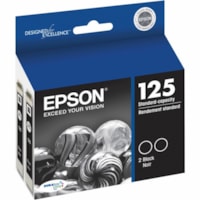 Epson - Cartouche jet d'encre DURABrite 125 D'origine Jet d'encre - Noir - 2 / emballage - Jet d'encre - 2 / Paquet