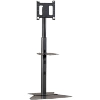 Chief PF1-UB Floor Stand for Flat Panel Display - Up to 55" (1397 mm) Screen Support - 200 lb (90718.47 g) Load Capacity - Flat Panel Display Type Supported - Black