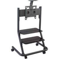 Chief PPCKU Presenters Cart Kit - 200 lb (90718.474 g) Load Capacity - 2 x Shelf(ves) - 29.75" (755.65 mm) Width - Steel, Acrylic - Black, Smoke