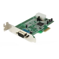 StarTech.com 1 Port Low Profile PCI Express Serial Card - 16550 - Add a RS-232 serial port to your standard or small form factor computer through a PCI Express expansion slot - pci express serial card - pci-e serial card - pci express RS232 - rs232 card - pci serial adapter