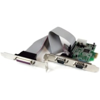 StarTech.com Adaptateur Combo Série/Parallèle PEX2S5531P - Double profil Carte enfichable - 16550 UART - PCI Express x1 - PC, Mac, Linux - 1 x Nombre de ports parallèles externes - 2 x Nombre de ports série externes - 1