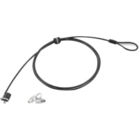 Câble de verrouillage 57Y4303 Pour Ordinateur Portable, Ordinateur de bureau, Station d'accueil, Moniteur Lenovo - 5 pi (1,52 m) (dia de 0,18 po (4,50 mm)) Cable - Fermeture à clé - Alliage de zinc, Acier galvanisé - Pour Ordinateur Portable, Ordinateur de bureau, Station d'