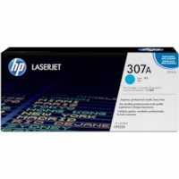 HP 307A (CE741A) Original Laser Toner Cartridge - Single Pack - Cyan - 1 Each - 7300 Pages