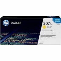 HP 307A (CE742A) Original Laser Toner Cartridge - Single Pack - Yellow - 1 Each - 7300 Pages