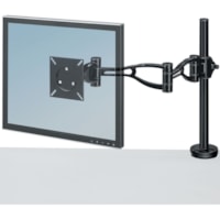 Fellowes Professional Series Depth Adjustable Monitor Arm - 1 Display(s) Supported - 21" (533.40 mm) Screen Support - 24 lb (10886.22 g) Load Capacity - VESA Mount Compatible - 1