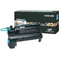 Lexmark - Cartouche toner C792X1CG D'origine Laser - Cyan - 1 chaque - 20 000 pages