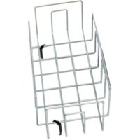 Ergotron NF Cart Wire Basket Kit - 11" (279.40 mm) Width x 7.5" (190.50 mm) Depth x 19.5" (495.30 mm) Height - Wire - Gray