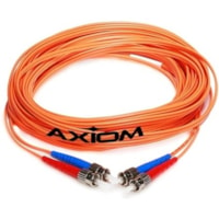 Axiom Mode Conditioning 9 um SM to 62.5 um MM Cable for Cisco - CAB-MCP-LC - 3.3 ft Fiber Optic Network Cable for Network Device - First End: 2 x SC Network - Male - Second End: 2 x LC Network - Male - 62.5 µm, 9 µm - Orange