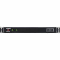 CyberPower Rackbar Surge Suppressor RM 1U RKBS15S2F8R 15A 10-Outlet - 10 x NEMA 5-15R - 3600 J - 120 V AC Input - 120 V AC Output - 15 ft