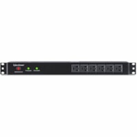 CyberPower Rackbar Surge Suppressor RM 1U RKBS15S6F8R 15A 14-Outlet - 14 x NEMA 5-15R - 3600 J - 120 V AC Input - 120 V AC Output - 15 ft (4.57 m)