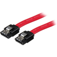 StarTech.com 8in Latching SATA Cable - Secure latching SATA cable designed for new system boards and SATA hard drives