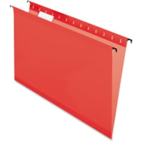 Dossier suspendu SureHook 6153CRED format légal Recyclé Pendaflex - 8 1/2 po (215,90 mm) x 14 po (355,60 mm) - Rouge - 10% Recyclé - 20 / boîte