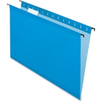 Pendaflex SureHook 6153CBLU Legal Recycled Hanging Folder - 8 1/2" (215.90 mm) x 14" (355.60 mm) - Blue - 10% Recycled - 20 / Box