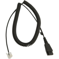 Câble téléphonique 6.6 pi Jabra - 6.6 pi Câble téléphonique pour Téléphone, Casque