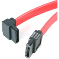 StarTech.com 12in SATA to Left Angle SATA Serial ATA Cable - Make a left-angled connection to your SATA drive, for installation in tight spaces