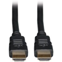 Tripp Lite series P569-003 High Speed HDMI Cable with Ethernet - 3 ft (0.91 m) HDMI A/V Cable - First End: 1 x HDMI Digital Audio/Video - Male - Second End: 1 x HDMI Digital Audio/Video - Male - 18 Gbit/s - Black - 1 Each