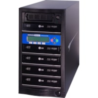 Kanguru 5 Target, Blu-ray Duplicator with Internal Hard Drive - Standalone - 5 x Blu-ray Writer - 10x BD-R, 16x DVD+R, 16x DVD-R, 52x CD-R, 4x DVD+R, 12x DVD-R - 6x BD-RE, 8x DVD+R/RW, 8x DVD-R/RW, 24x CD-RW - USB - 500 GB HDD52x CD Write/24x CD Rewrite10x BD Write/6x BD Rewrite - 16x DVD Read/16x D