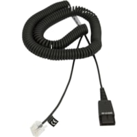 Jabra 8800-01-94 Headset Audio Cable Adapter - 6.6 ft (2.01 m) Audio Cable for Phone - First End: 1 x RJ-45 Phone - Male - Second End: 1 x Quick Disconnect Audio - Extension Cable