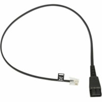 Jabra Headset Adapter Cable - Audio Cable for Headset - First End: Quick Disconnect - Second End: RJ-11 Phone - Male