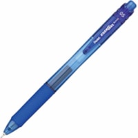 Stylo gel EnerGel-X BLN105C EnerGel - 0,5 mm (0,02 po) Fin Pointe Pointe de stylo - Rechargeable - Rétractable - Ink Bleu - A base de gel - Barrel Bleu - 1 Emballage