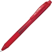 EnerGel EnerGel-X Retractable Gel Pens - 0.7 mm (0.03") Medium Pen Point - Refillable - Retractable - Red Ink - Gel-based - Red Barrel - Metal Tip - 1 Each