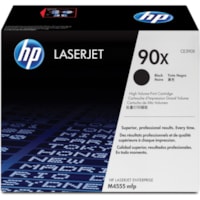 HP 90X (CE390X) Original Laser Toner Cartridge - Single Pack - Black - 1 Each - 24000 Pages