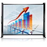 Epson ES1000 50" Manual Projection Screen - Front Projection - 4:3, 16:9 - Matte White - 34.5" Height x 45.4" Width