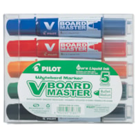 Marqueur effaçable à sec V Board Master BG-WBMAVBM-S5 BeGreen - Ogive Pointe de marqueur - Rechargeable - Ink Noir, Bleu, Rouge, Orange, Vert - 5 / emballage