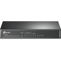 Commutateur Ethernet TL-SF1008P 8 Ports - Fast Ethernet - 10/100Base-TX TP-Link - 8 Ports - Fast Ethernet - 10/100Base-TX - 2 Couche supportée - 2,30 W Consommation d'énergie - 66 W Budget PoE - Paire torsadée - PoE Ports - Bureau