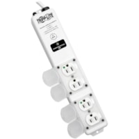 Tripp Lite by Eaton SPS415HGULTRA 4-Outlets Hospital Grade Surge Suppressor - NEMA 5-15P - 4 x NEMA 5-15R - 120 V AC Input - 120 V AC Output - 15 ft (4.57 m) - External