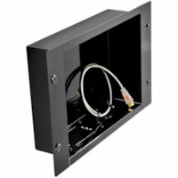 Peerless-AV® Recessed Cable Management and Power Storage Accessory Box - 25 lb (11339.81 g) Load Capacity - Cold Rolled Steel - 1 Unit