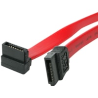 Câble de transfert de données 1 pi (0,30 m) SATA - 1 chaque StarTech.com - 1 pi (0,30 m) SATA Câble de transfert de données pour Disque dur, Carte mère, Boîtier d'ordinateur, Serveur - 6 Gbit/s - 26 AWG - Rouge - 1 chaque