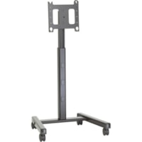 Chief PFCUB700 Flat Panel Mobile Cart - 42" to 71" Screen Support - 90.72 kg Load Capacity - 81.60" (2072.64 mm) Height x 37.10" (942.34 mm) Width x 32.10" (815.34 mm) Depth - Aluminum - Black