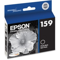 Epson UltraChrome 159 Original Ink Cartridge - Inkjet - Photo Black - 1 Each