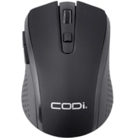 CODi 2.4GHz Wireless Optical Nano Mouse - Optical - Wireless - 30 ft (9144 mm) - Radio Frequency - 2.40 GHz - Black - USB - 1600 dpi - Scroll Wheel - 1