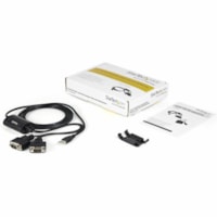 StarTech.com 6ft (1.8m) 2-Port FTDI USB to Serial RS232 Adapter Cable with COM Retention, USB to RS232 Adapter - TAA - Dual-Port USB to serial RS232 adapter - Integrated 2500Vrms Optical Isolation Circuits - Small form factor, this serial RS232 converter is USB powered - Simple installation / operat