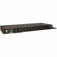 Tripp Lite by Eaton Metered PDUMH20HV 10-Outlets PDU - IEC 60320 C20, NEMA L6-20P - 2 x IEC 60320 C19, 8 x IEC 60320 C13 - 230 V AC - Overload Protection - 1U - Horizontal - Rack-mountable 